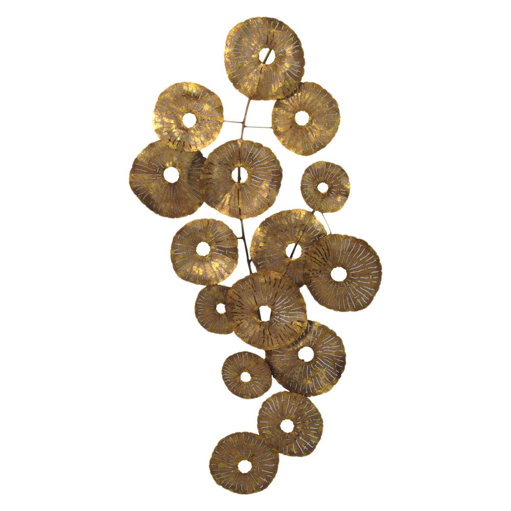 Small Circles Wall Décor Gold