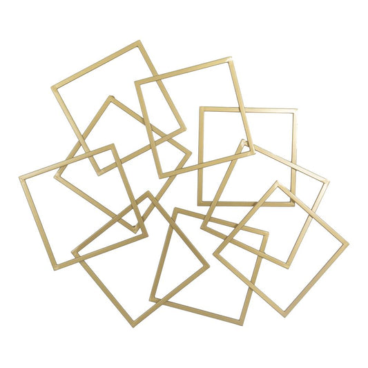 Quad Wall Art Gold