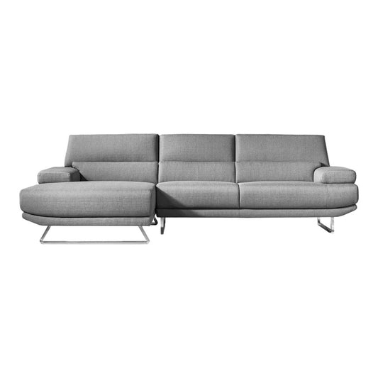 Jenn Left-Facing Sectional, Grey