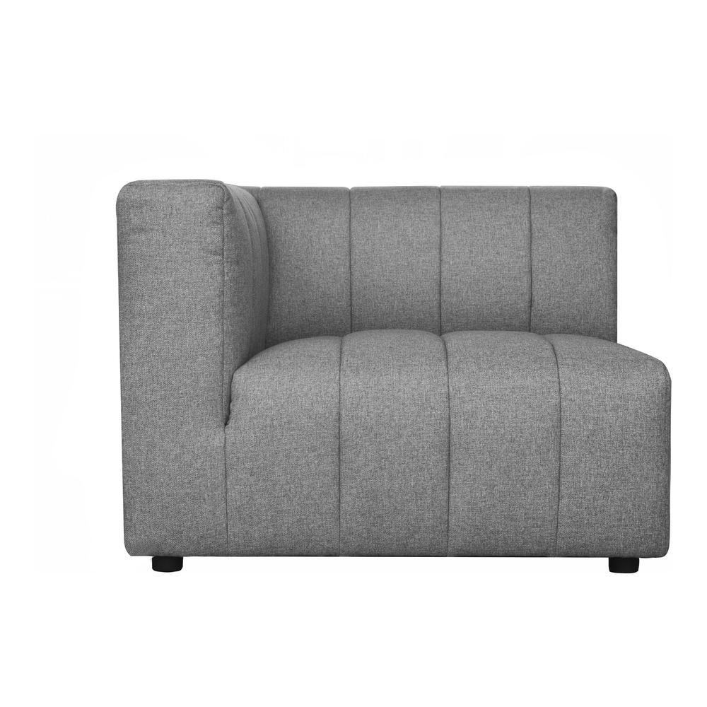 LYRIC ARM CHAIR LEFT GREY