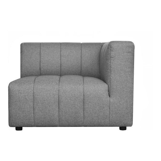 LYRIC ARM CHAIR RIGHT GREY