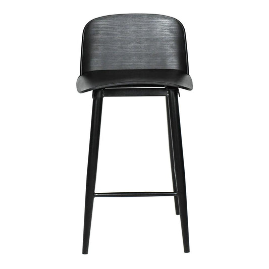 LOOEY COUNTER STOOL BLACK-SET OF TWO