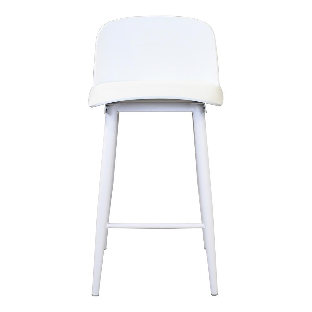 LOOEY COUNTER STOOL WHITE-SET OF TWO