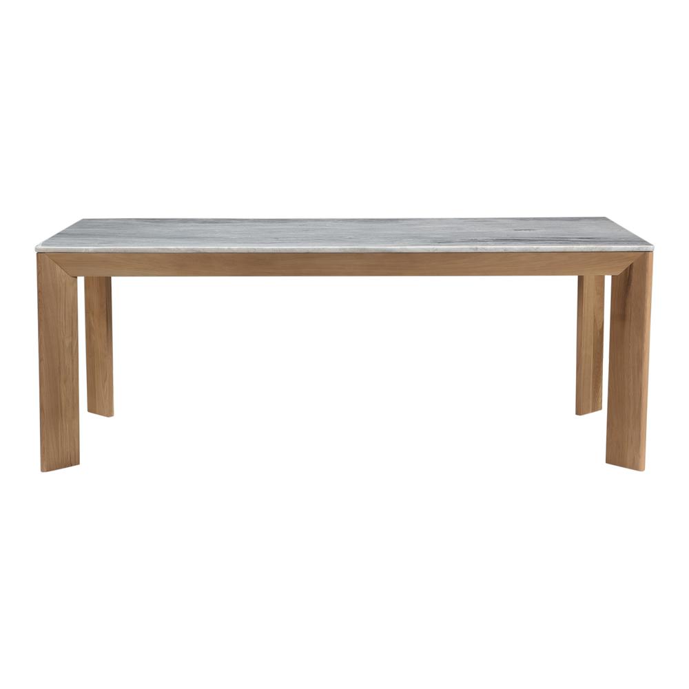 Angle Marble Dining Table White Rectangular Large