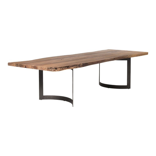 Bent Dining Table Extra Small, Brown