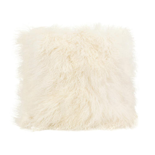 Lamb Fur Pillow Large Cream