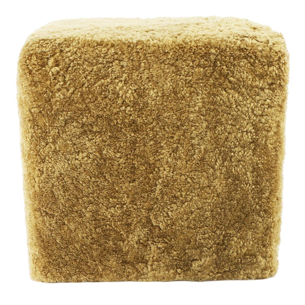 Shepherd Wool Stool Chartreuse