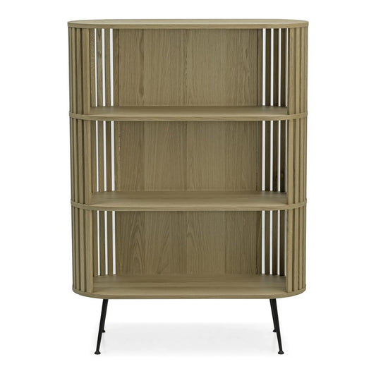 HENRICH OAK BOOKSHELF WHITE OIL