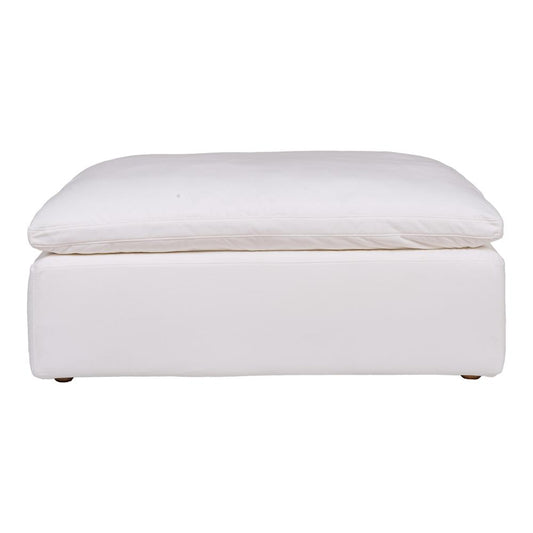 Clay Ottoman Livesmart Fabric Cream