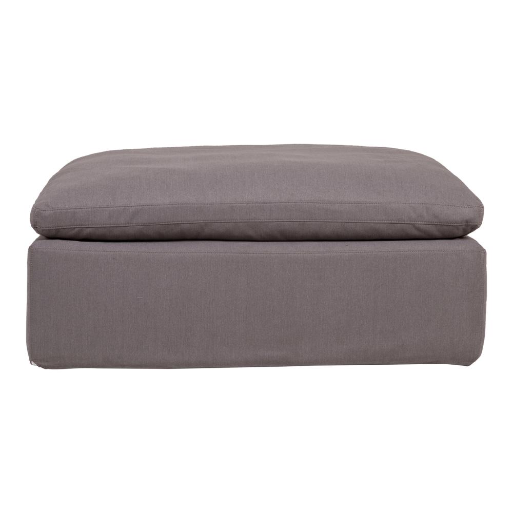 Clay Ottoman Fabric Livesmart Light Grey