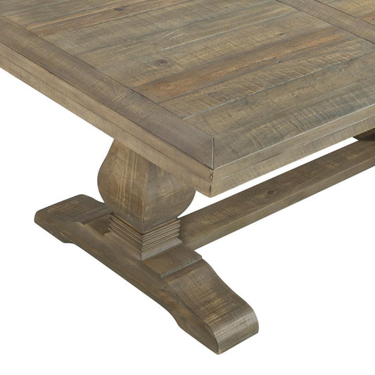 Martin Svensson Home Napa Pedestal Coffee Table, Reclaimed Natural