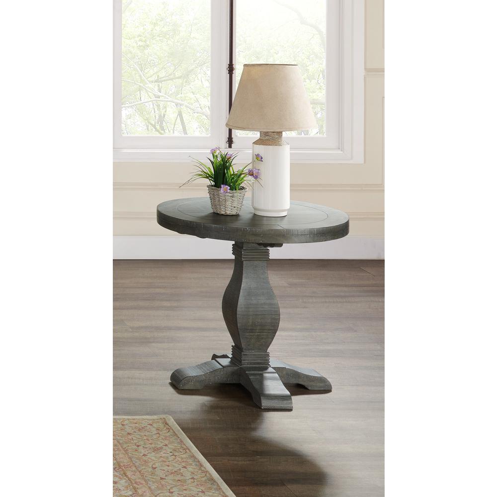 Martin Svensson Home Napa Round End Table, Grey