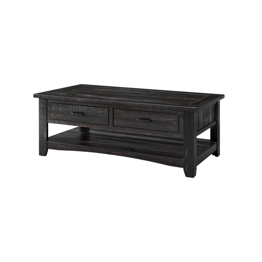 Martin Svensson Home Rustic Collection Coffee Table, Antique Black