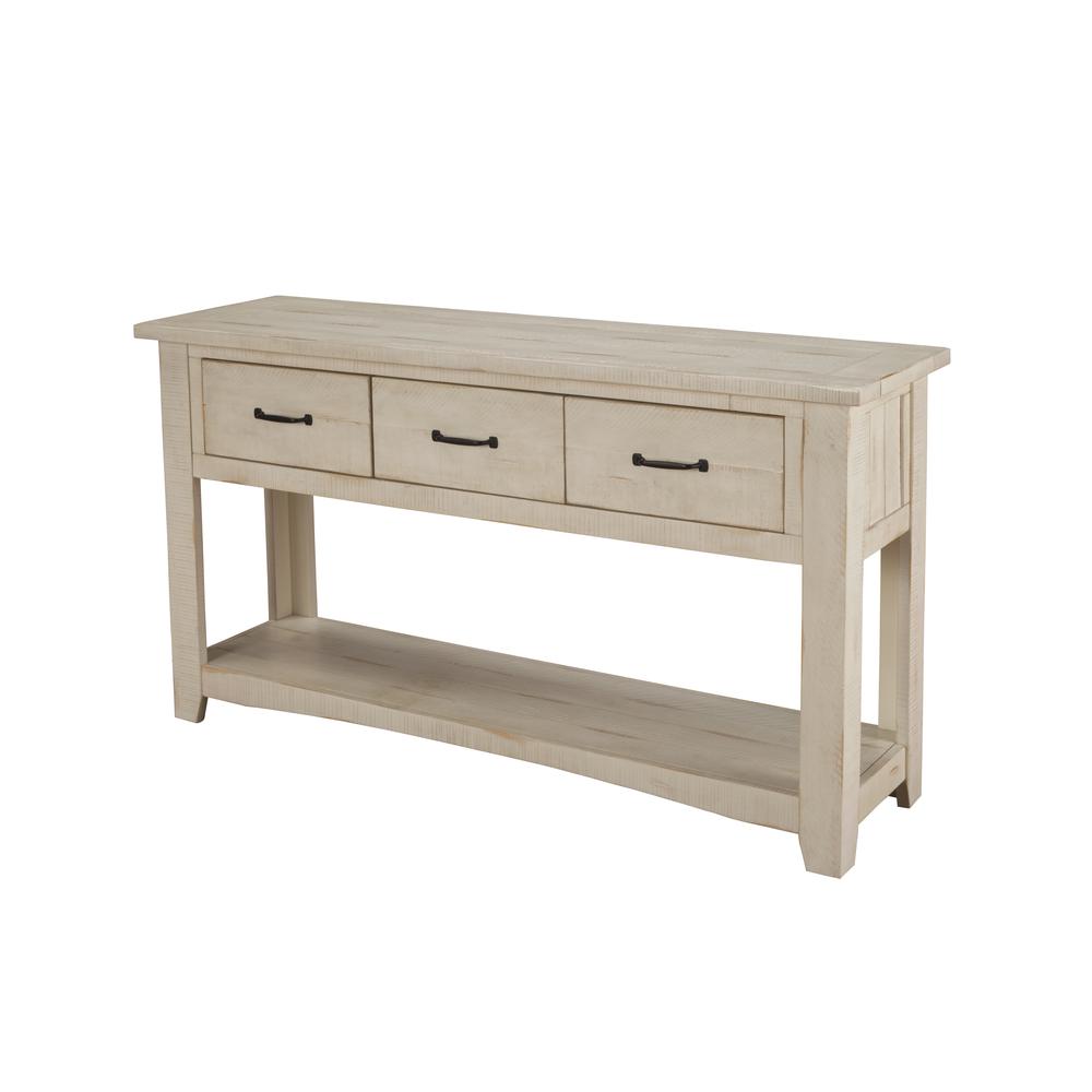 Martin Svensson Home Rustic Collection Sofa - Console Table, Antique White