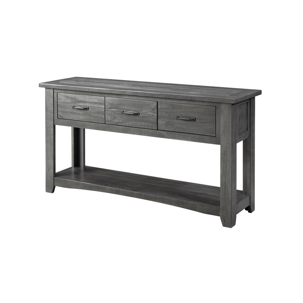 Martin Svensson Home Rustic Collection Sofa - Console Table, Grey