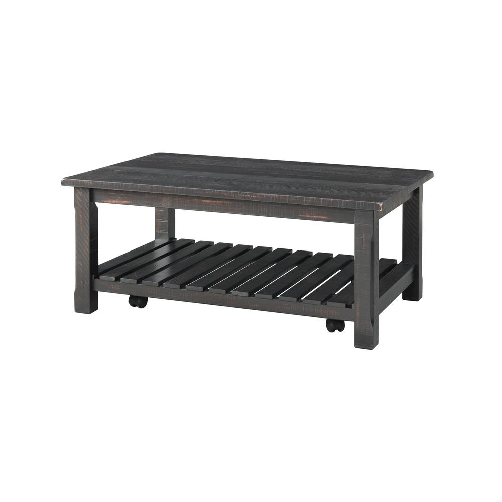 Martin Svensson Barn Door Collection Coffee Table, Antique Black