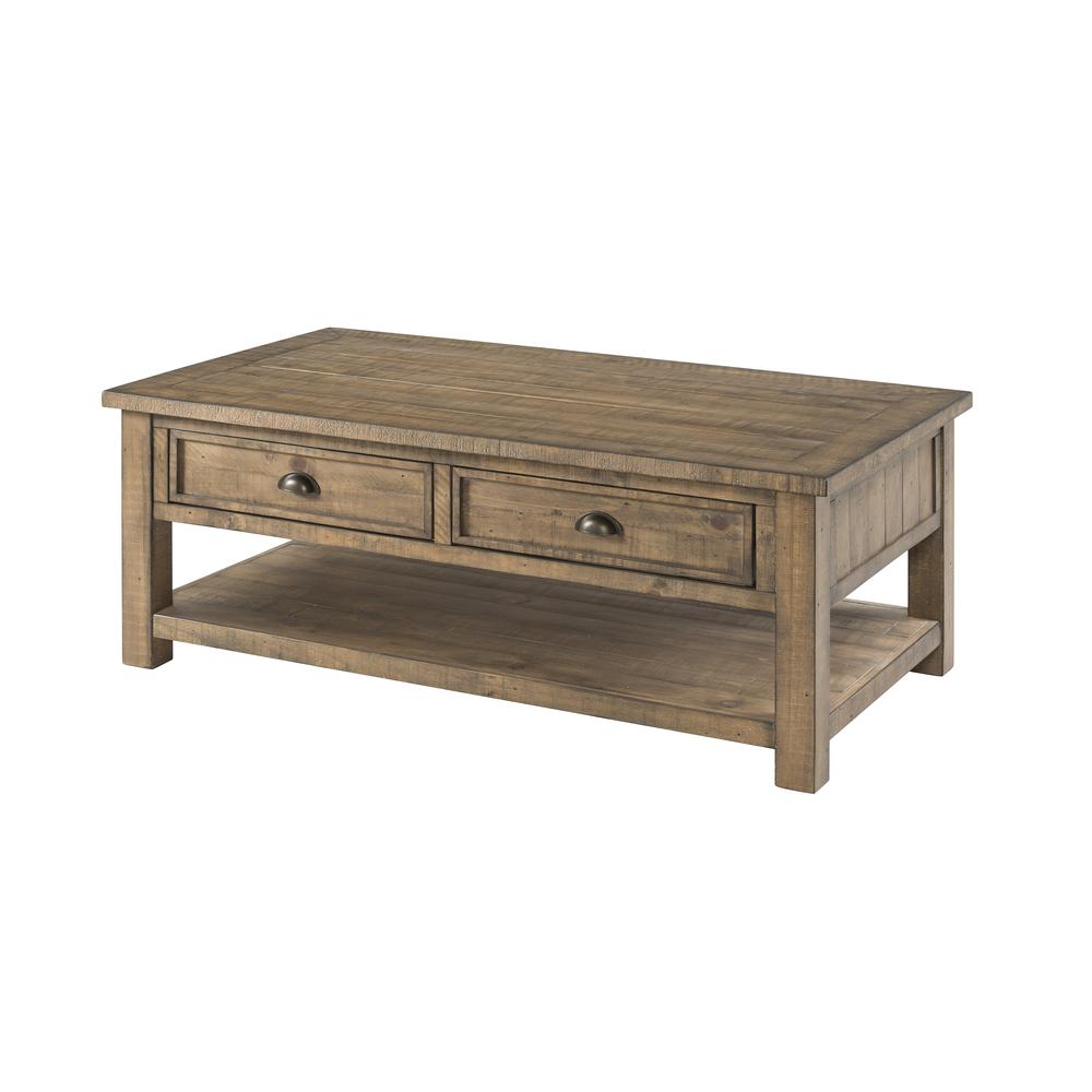 Monterey Coffee Table, Reclaimed Natural