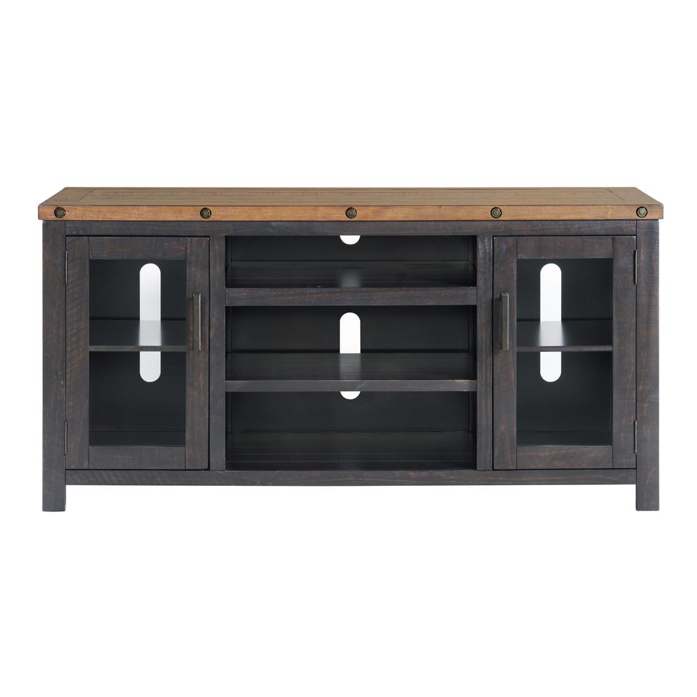 Martin Svensson Home Bolton TV Stand, Black Stain and Natural