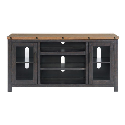 Martin Svensson Home Bolton TV Stand, Black Stain and Natural