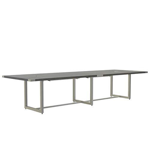 Mirella‚Ñ¢ Conference Table, Sitting-Height, 12‚Äô Stone Gray