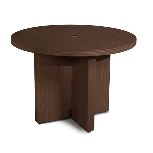 42" Round Conference Table, Mocha