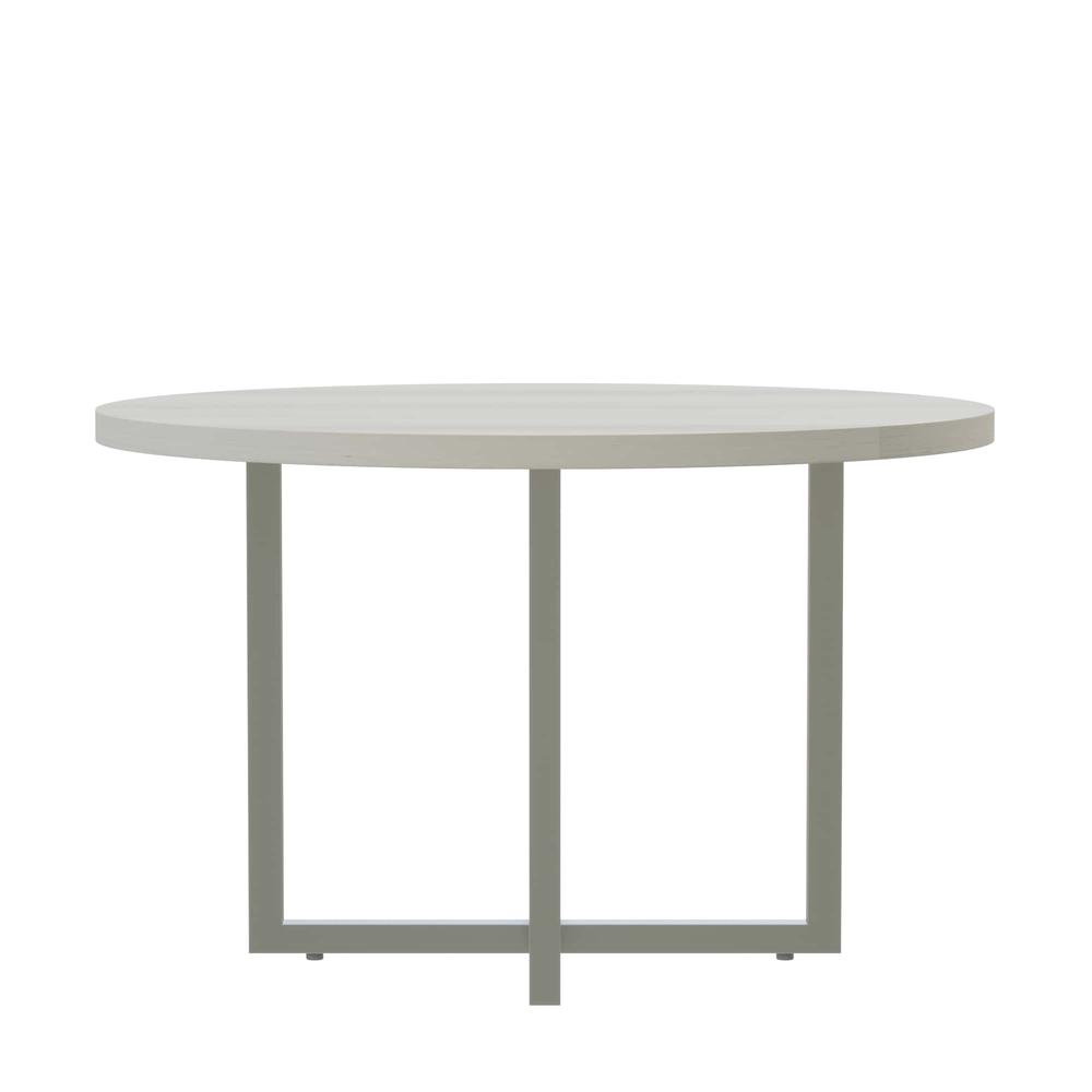 Mirella‚Ñ¢ Conference Table, 42‚Äù (Table & Base) White Ash