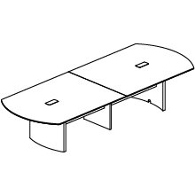 Napoli Conference Tables (14'), Sierra Cherry