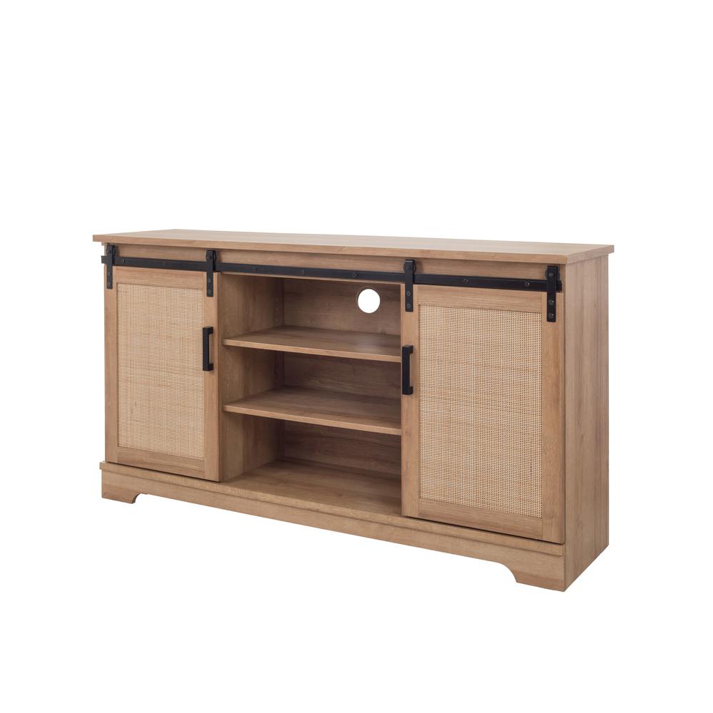 Newman KD 58.5" Rattan TV Stand