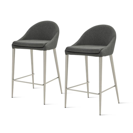 Zane Fabric Counter Stool, (Set of 2)