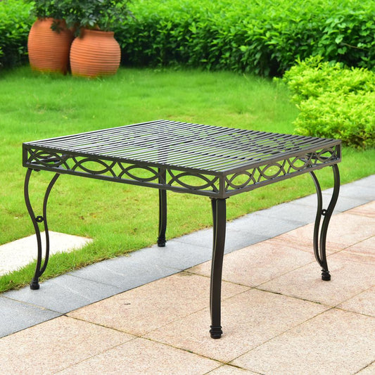 Segovia Iron 30-Inch Square Coffee Table