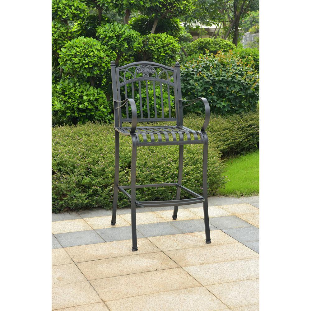 Segovia Iron Bar Height Arm Chair