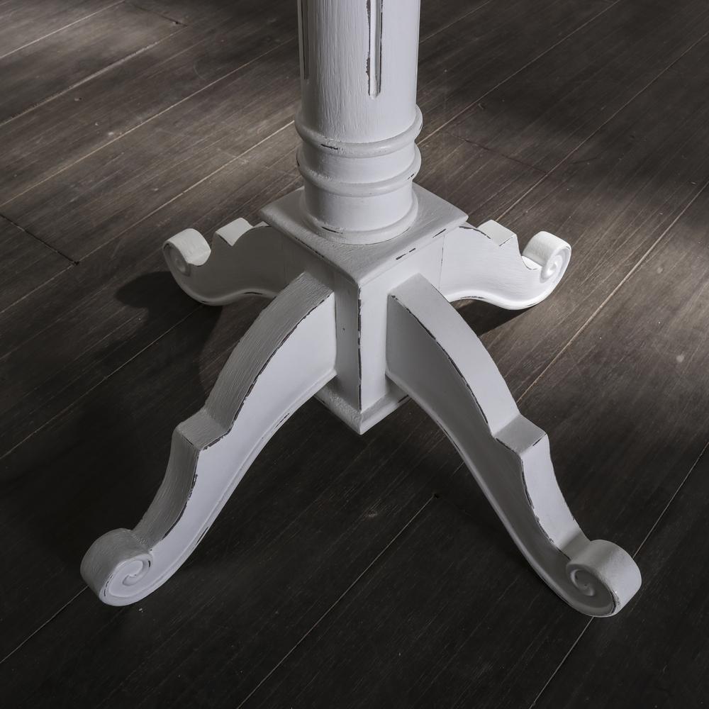 Ashbury Pedestal Base Table Antique White