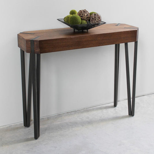 Hamburg Contemporary Contemporary MDF/Metal Console Table