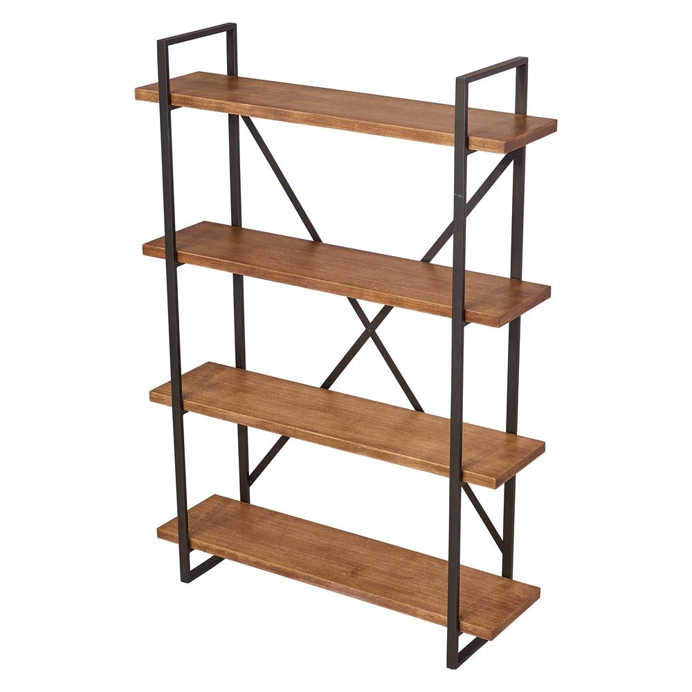 Hamburg Contemporary Laredo Four Tier Shelf