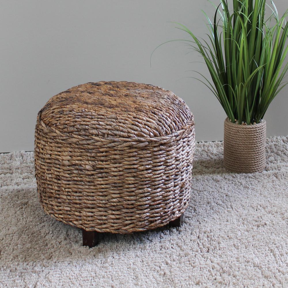 Arizona Abaca Round Cushioned Top Stool