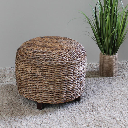 Arizona Abaca Round Cushioned Top Stool