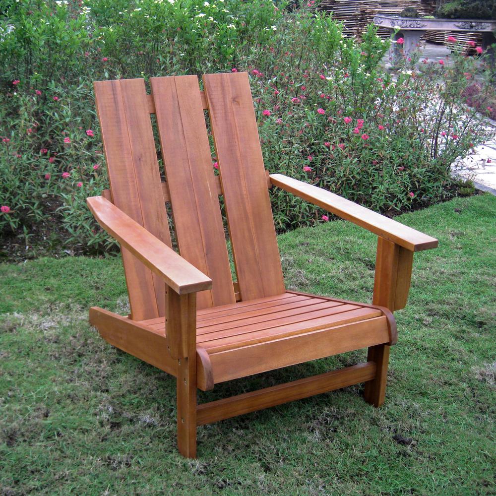 Acacia Large Square Back Adirondack Chair