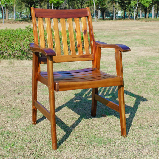 Highland Acacia Texana Arm Chair, stain