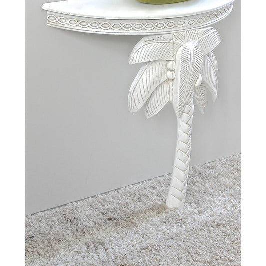 Windsor Carved Exotic Palm Tree Wall Table