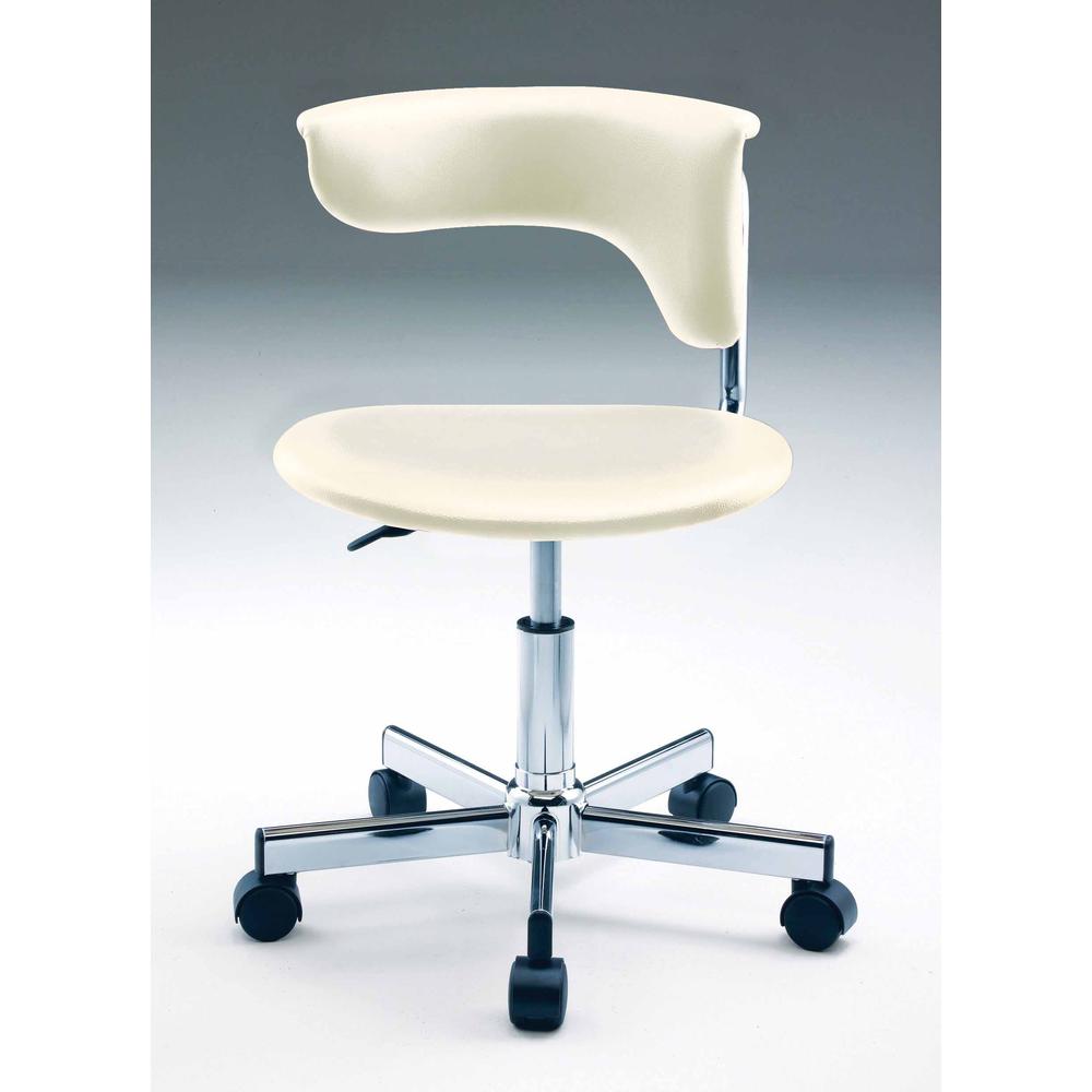 PVC OFFICE CHAIR, 19.5"x19.5"x26"-30"H