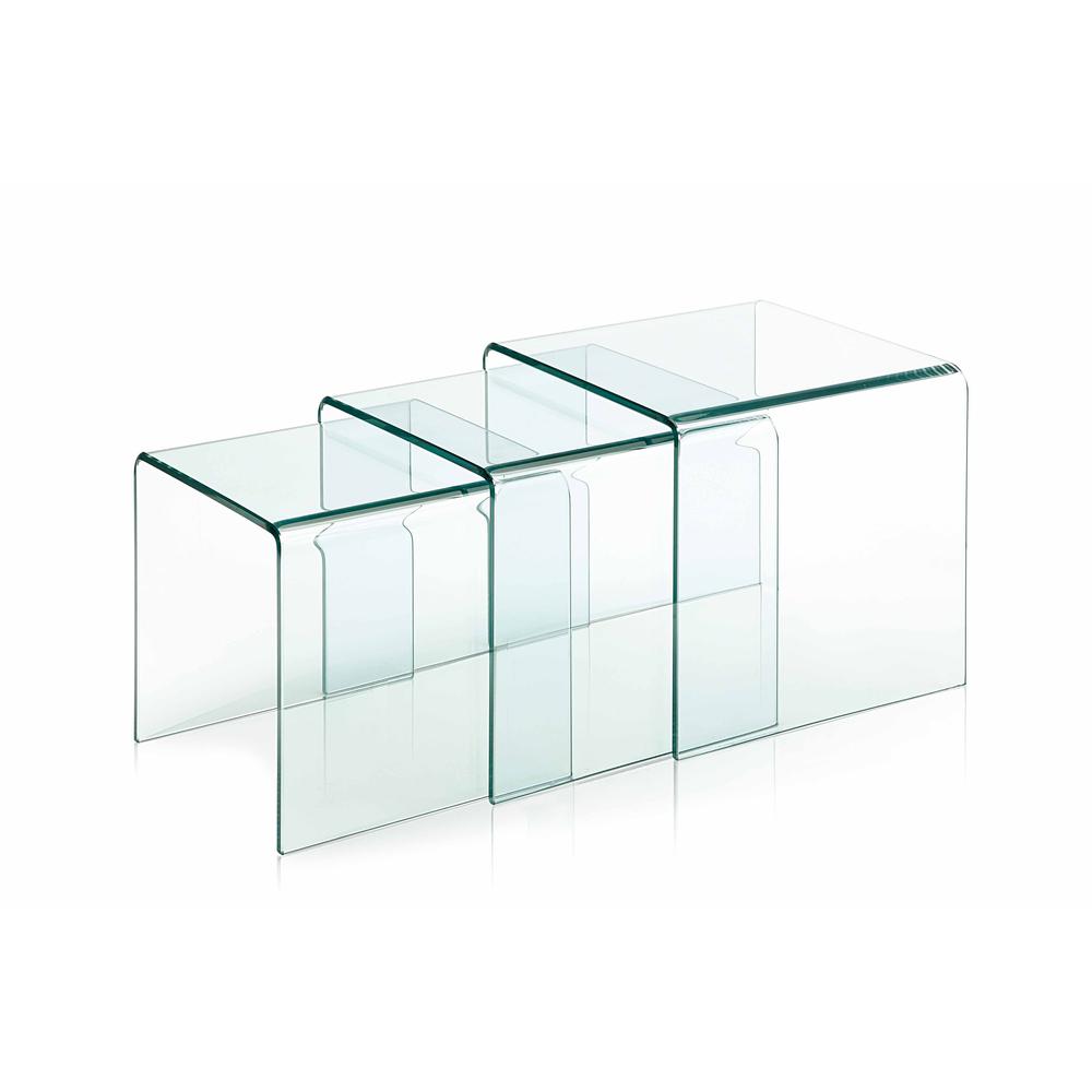 59"Square Table,Clear 12Mm