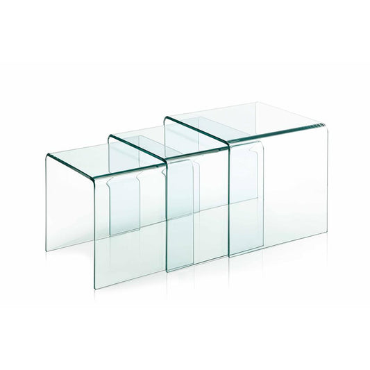 59"Square Table,Clear 12Mm