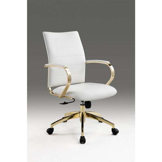 Office Chair - White&Gold