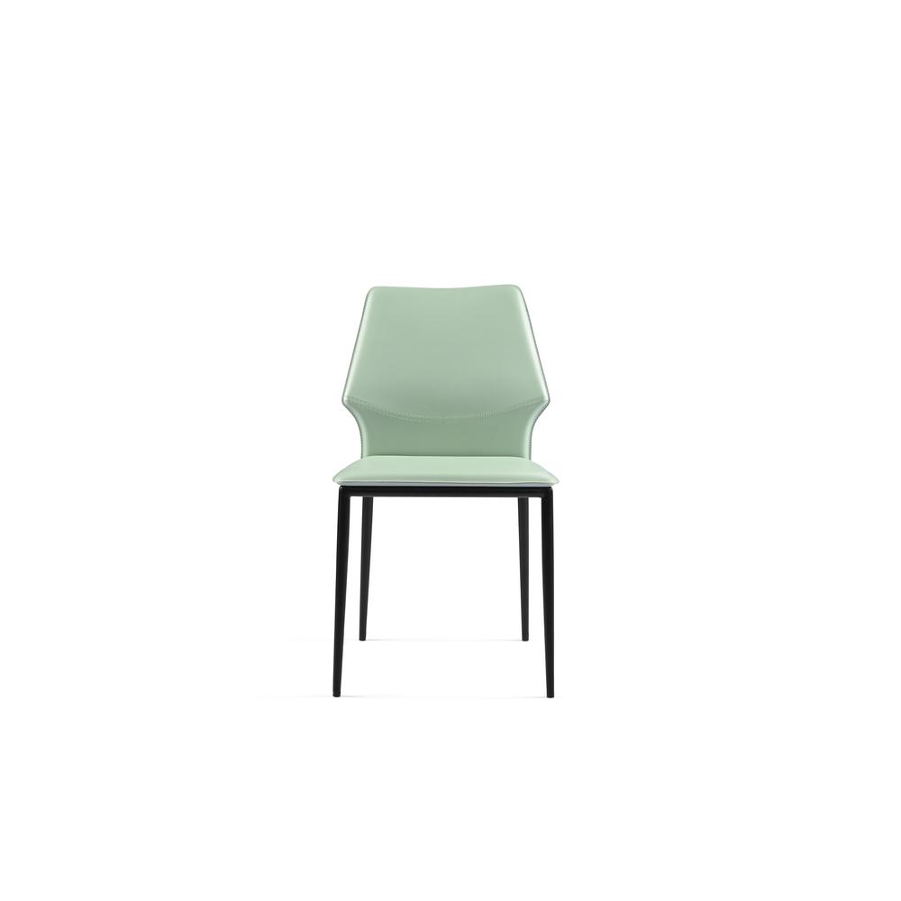 Dining chair, Hard PVC SEAT AND POWDERED COATED LEGS, Set of 4