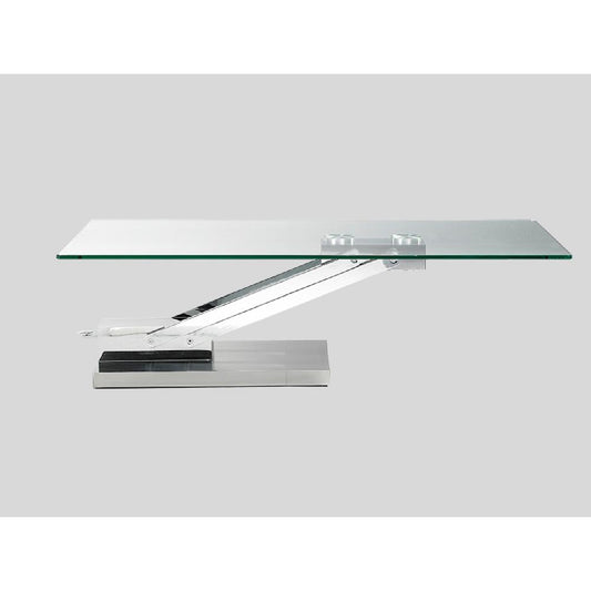 dining table w/clear glass top