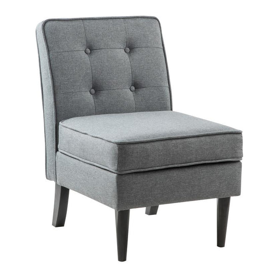 Oliver Gray Fabric Storage Accent Chair