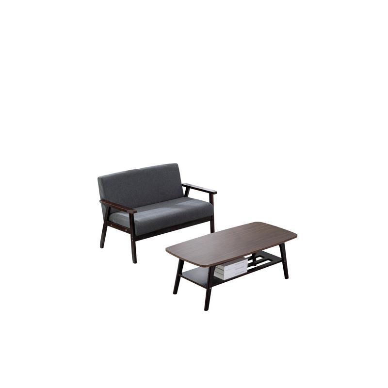 Bahamas Espresso Coffee Table and Loveseat Set