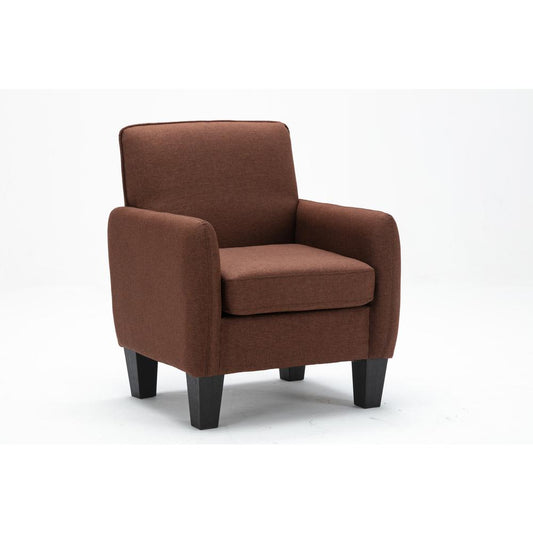 Alyssa Brown Linen Accent Armchair