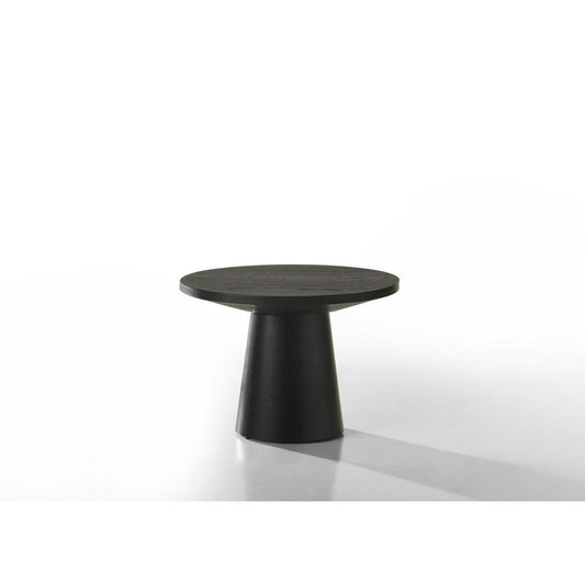 Jasper Ebony Black 22" Round End Table