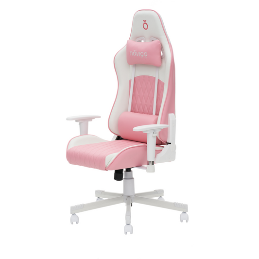 Stella Pink & White Gaming Chair